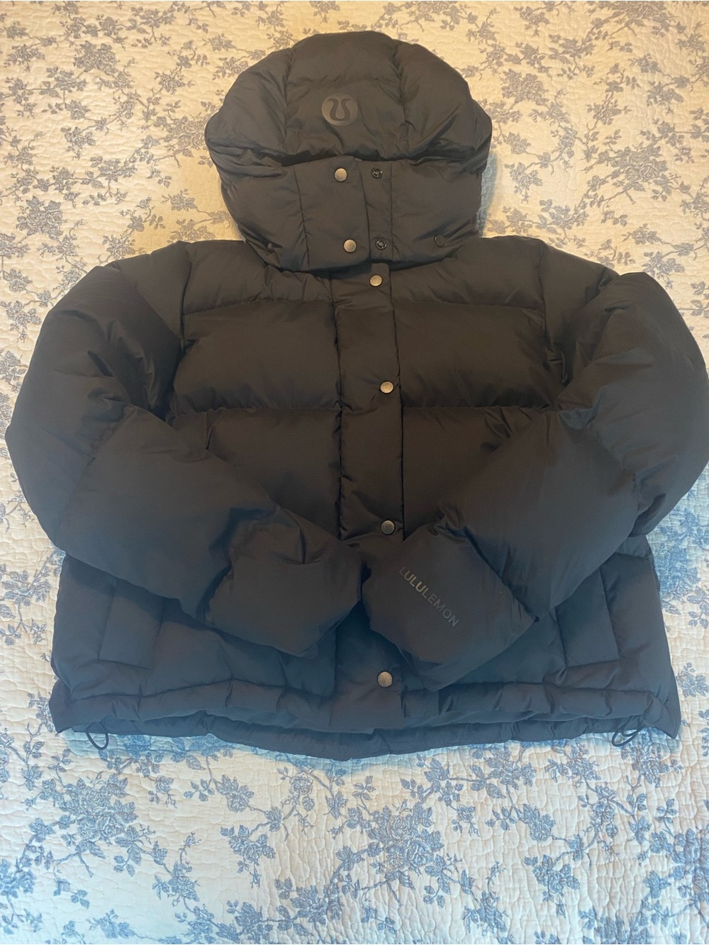 Lululemon Wunder Puff Cropped Jacket Black Size 10